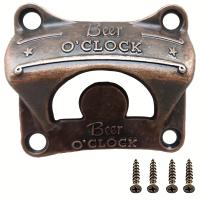 1/5/10pcs Abrepuertas "Beer O'Clock" Para Decoración De Bar Y Cocina Herramientas Retro Para BBQ Y Cocina Gadgets De Metal - details 4