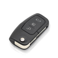 Llave De Coche KEYYOU 433MHZ 4D60 Chip Compatible Con Ford Fusion Focus Mondeo Fiesta Galaxy ABS Plegable Para Automóvil - details 3