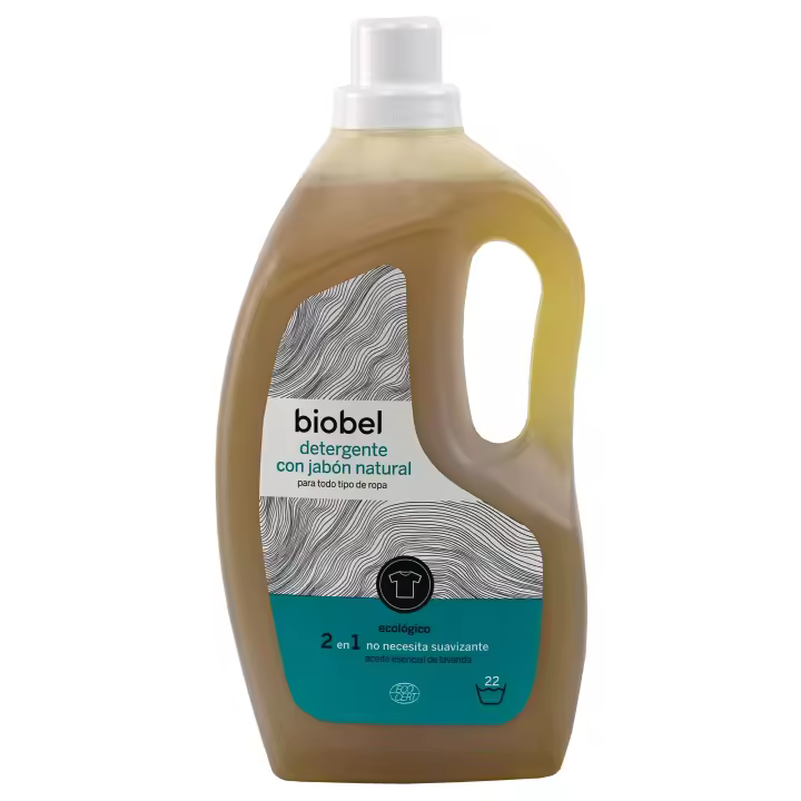 Detergente líquido ecológico Biobel 1,5 litros - 1