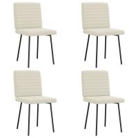 vidaXL Sillas de comedor 4 unidades terciopelo en color Verde oscuro/Azul/Rojo vino tinto y más | cómodas modernas ergonómicas para comedor cocina salón hogar - details 8