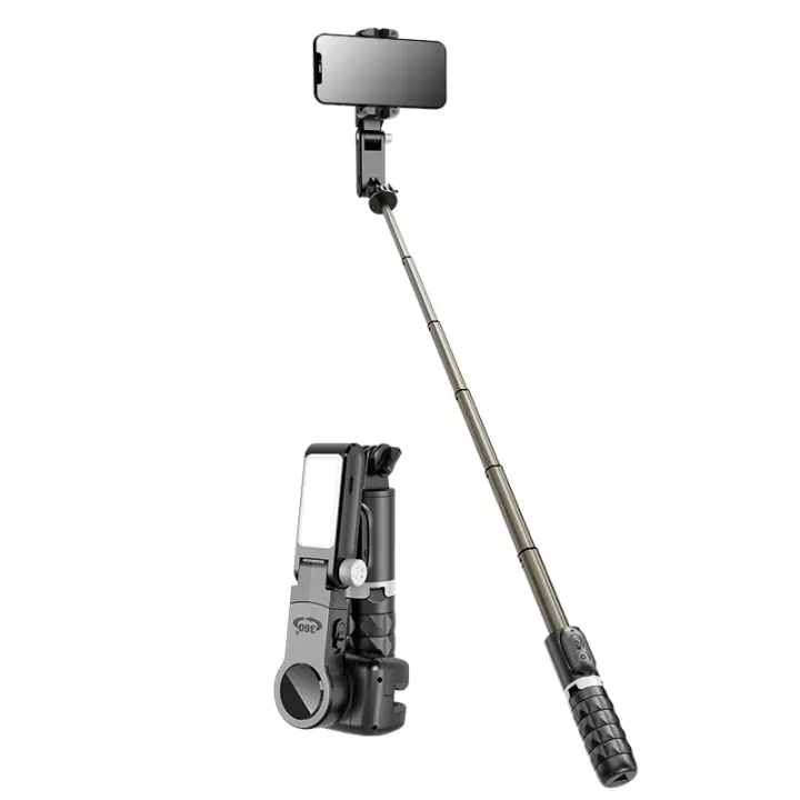 Estabilizador de Movil,Estabilizador de Cardán with Luz para Video de Vlog/Youtube/TikTok with Inalámbrico rotación automática de 360 ° y Modo de Escena with App - 1