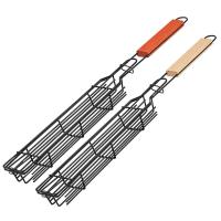 Cesta De Barbacoa Portátil De Acero Inoxidable Y Antideslizante Para Asador Herramientas De Barbecue Para Carne Y Hamburguesas - details 8