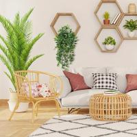 Plantas De Hiedra Artificial De Plástico Para Decoración De Hogar Balcón Jardín Y Oficina Sin Macetas Occasiones: Boda Año Nuevo Navidad - details 1
