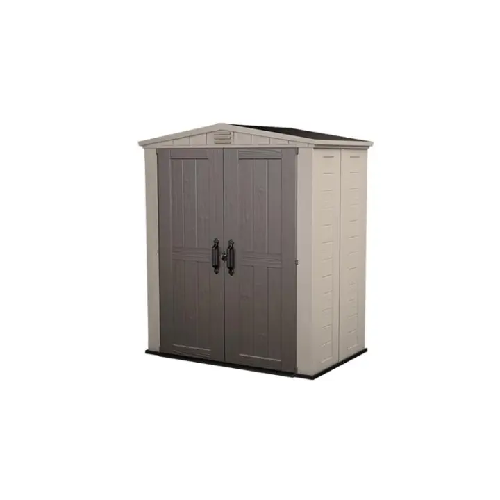 KETER 209874 Caseta de exterior Factor 6x3 - 178x113,5x208 cm y 2m2 - Topo - 1