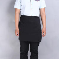 Apariencia De Cocinero Mitad Con Bolsillo Ajustable De Largo Restaurante Apron De Cintura Sólido Verano Para Cocina Pub Suministros De Limpieza - details 12