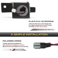 2pcs Luz LED Para Placa De Identificación De Coche Para Chevrolet Colorado Silverado GMC Canyon Sierra 1500 2500HD 3500HD Accesorios De Camión - details 2