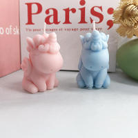 Molde De Silicona De Animal Unicornio Para Velas Resina Epoxy Herramientas Para Decoración De Cumpleaños Galletas Regalos - details 5