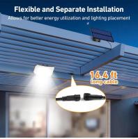 Luces Solares Exteriores 234LED 3 Modos Sensor De Movimiento Luz De Inundación Con Control Remoto IP65 Impermeable Seguridad Para Fuera - details 8