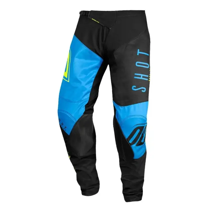 PANTALON ALPHA AZUL NEON AMARILLO TALLA 26 US - 1