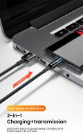 Cable De Carga Rápida USB Ultra Corto 0.25m Para iPhone 14 Xiaomi Oneplus 3A Compatible Con Power Bank Tipo C Micro Correa De Alimentación Y Datos - details 6