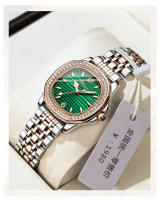 Reloj De Mujer CHENXI Lujo Con Rhinestone Resistente Al Agua Y Luz Luminosa Cuadrado Reloj De Pulsera De Cuarzo Para Damas - details 7