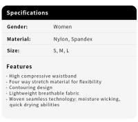 Leggings Deportivos Para Mujer Con Cintura V Y Glúteos Levantados Pantalones De Yoga Elásticos Y Sin Costuras Talla Grande - details 0