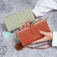 Cartera Larga Para Mujer 2024 Nueva Moda Sencilla Con Cierre De Cremallera Gran Capacidad Bolso Clutch Bolsa Para Móvil Cartera De Tide - details 9