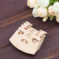 Juego De 4 Puentes De Violín De Madera De Maple Accesorios Para Instrumentos Musicales Adecuado Para Violines De Tamaño 4/4-3/4 Partes De Violín Herramientas Para Músicos - details 4