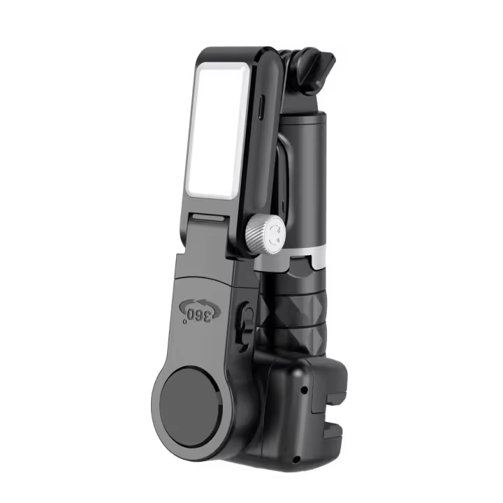 Gimbal Portátil Inteligente Con Rotación De 360 Grados Y Seguimiento De Rostro Para Fotografía Y Vídeo Stabilizador De Teléfono Móvil Compatible Con Xiaomi iPhone Samsung Sony - 1
