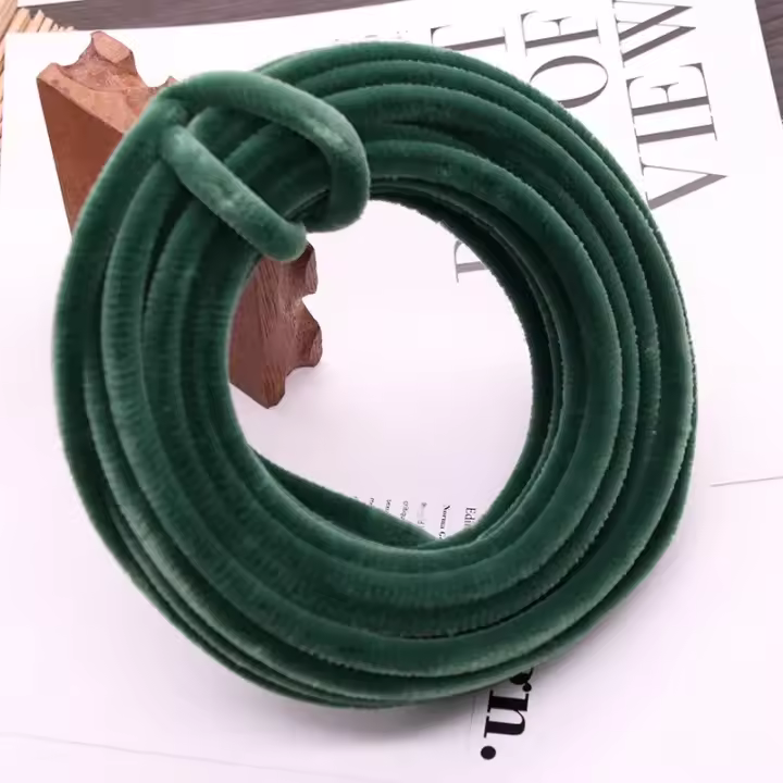 Tira De Veludo Imitación De Lana Raíz De Té De Ceniza Para DIY Accesorios De Flores De Espiga De Pluma Para Herramientas De Peluquería - 1