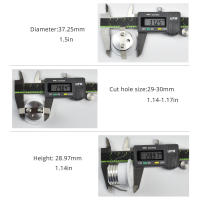 2pcs Mini Luces Led Para Armarios COB 3W 270lm 110V 220V Dimmer Acabado Negro Blanco Plateado En Aluminio Para Hueco Cortado De 30mm - details 3