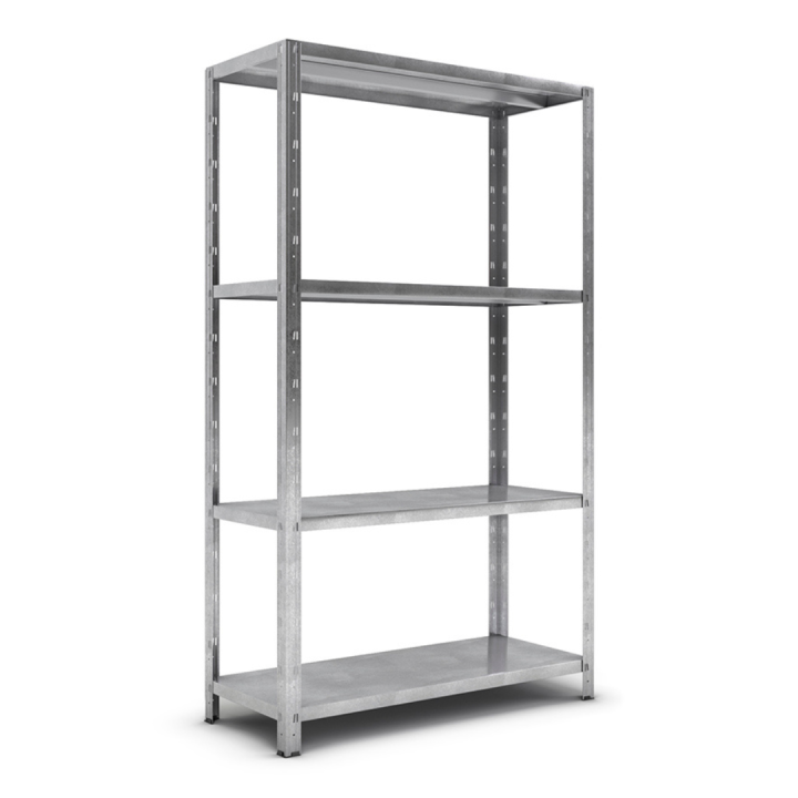 Estantería Metálica Galvanizada AAT - American Advanced Technology con 5 Baldas Ajustables 180x90x40 cm - Capacidad 175 kg por Balda - Almacenamiento de Herramientas y Muebles - Acero Resistente y Fácil Montaje - Organizador para Herramientas en el Hogar