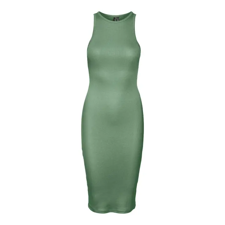 Vero Moda Vestido Mujer VMROMA S/L RIB BLK DRESS JRS NOOS - 1