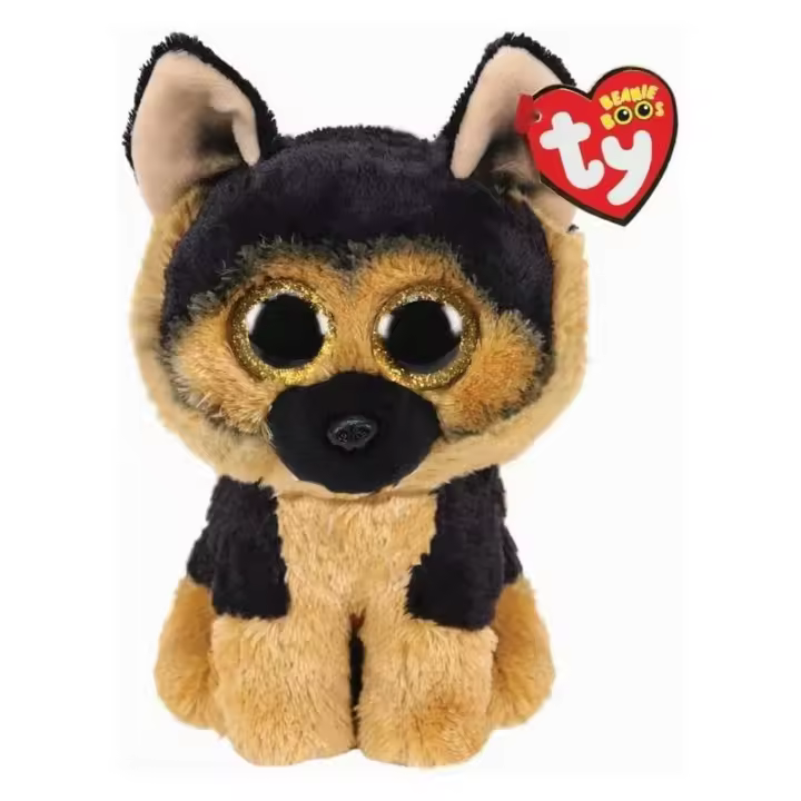 Peluche Beanie Boss Ramsey modelo perrito pastor alemán 15cm - 1
