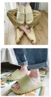 Zapatillas De Verano Para Hombre Y Mujer Talla Grande 47 EVA Suave Suela Interior Casa Comodidad Plataforma Baja Playa - details 7