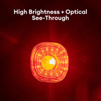 Luz Trasera De Bicicleta Inteligente Giyo IP66 Impermeable Con 6 Modos De Iluminación Alta Brillo Para Mango De Sillín O Bolsa - details 5
