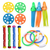 Juego De Juguetes De Natación Para Niños Torpedo De Pescado Anillos De Agua Buho Delfín Bote Para Buscar Tesoro En La Piscina Regalos De Cumpleaños - details 1