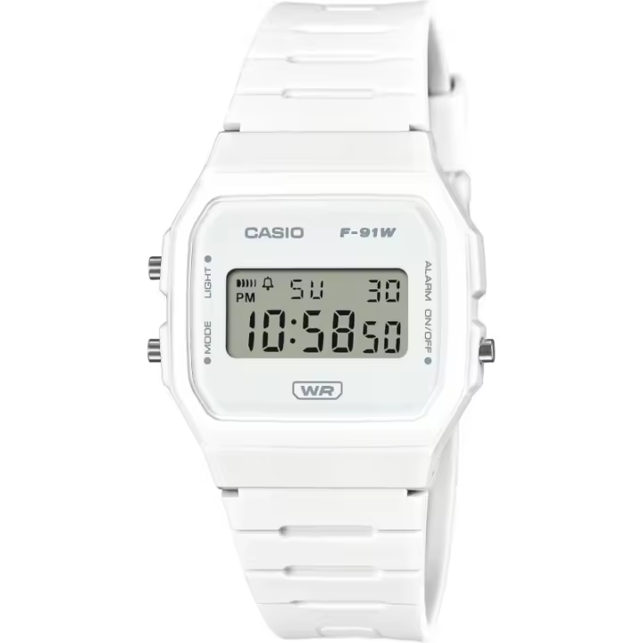 Reloj Casio Digital Color Blanco F-91wb-7aef - 1