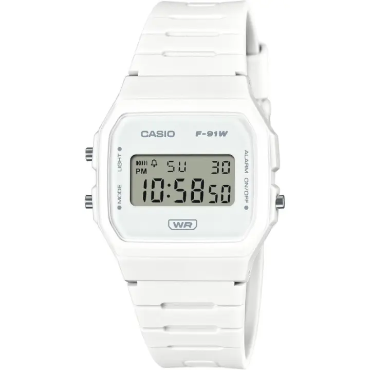 Reloj Casio Digital Color Blanco F-91wb-7aef - 1