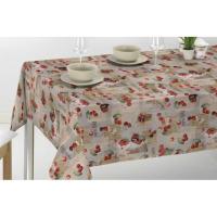 Mantel Hulehule Tex - PVC Estampado Cerezas Resistente a Manchas Impermeable Fácil de Limpiar 140cm Ancho - BOUDICA - details 1
