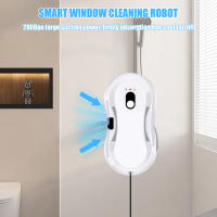 Robot Limpiaventanas Ultra Delgado 7.5cm con 2800Pa Succión 3 Modos Automáticos Protección contra Cortes de Luz 20 Minutos Depósito de Agua 35ml Aspiradora para Cristales Incluye Cuerda de Seguridad y Control Remoto Robot Limpiaventanas - details 2