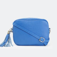 1990s Bolso de Piel con Pompón y Bandolera para Mujer - Diseño Sencillo y Versátil - details 0
