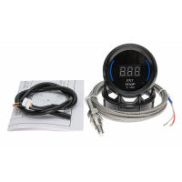 Gauge De Temperatura De Escape Digital 52mm EGT Para Coche Con Sensor Universal Medidor De Temperatura De Gas De Escape 0-1300 Celsius 12V - details 0