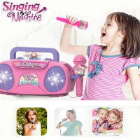 Máquina De Karaoke Para Niños Con Microfono Y Luces Juguete Musical Portátil Educativo Regalo Para Niñas Y Niños Viaje - details 1