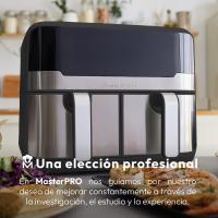 MasterPro Rocket Duo 900 Freidora de aire Color Negro de 9 L y 2400W, Pantalla LED Táctil y Cesta Antiadherente 11 Funciones - details 5
