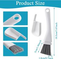 Mini Dustpan and Brush Set, Mini Cleaning Tool Small Broom and Dustpan Mini Dust Pans with Brush Nesting Tiny Cleaning Broom Small Bristles Brush - details 1