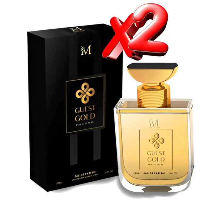 2 UNIDADES GUEST GOLD Eau de Parfum pour femme 100ml Montage Brands Fragancia inspirada en otros perfumes Perfume Mujer - 1