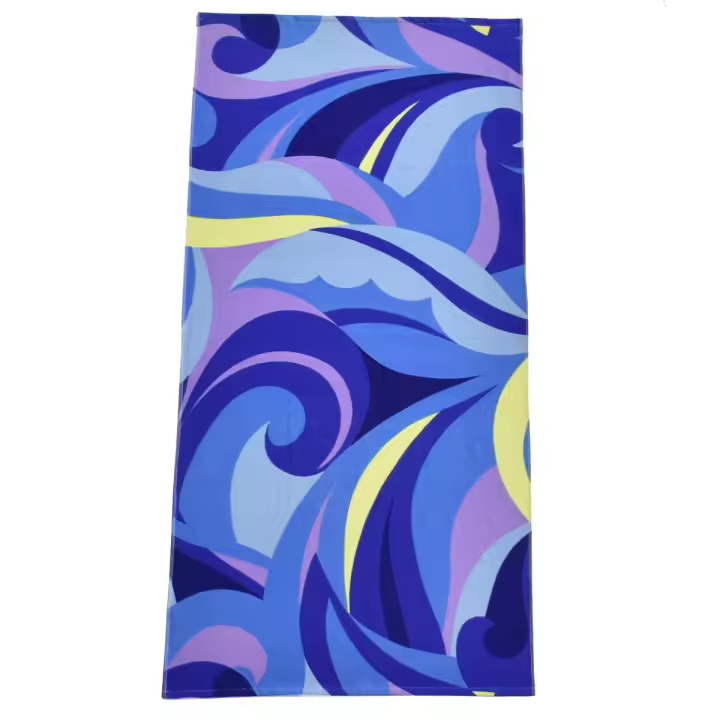 CASTMA GARANTIA DE ALTA CALIDAD - Toalla de Playa Absorbente y Ligera RETRO 86x160cm Estampada - 1