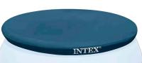 Intex 28020 Easy Pool Cover, PVC, Blue, Tamaño del cobertor 221 cm para piscinas que midan en la parte inferior 244 cm - details 0