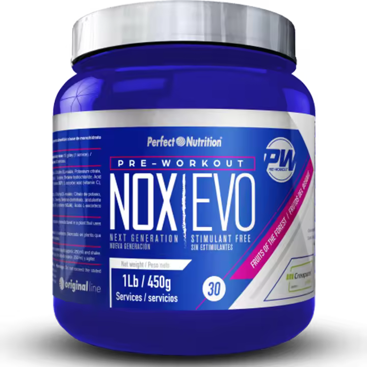 Perfect Nutrition - Pre Entreno - Nox Evo Sin Estimulantes - 450 gr - 1