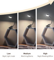 Lámpara De Escritorio Baseus LED Con Clip Iluminación LED Para Lectura Y Noche Luz De Noche Recargable Por USB Control Táctil Sin Etapas - details 10