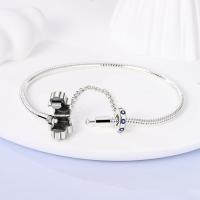 Pulsera De Plata 925 Para Mujer Con Cierre Original Y Cadena De Serpiente Adecuada Para Colgar Charm Brillo Zirconia Pulsera Clásica Para Fiestas - details 73