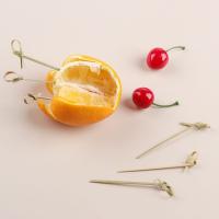 100pcs Palillos De Bambú Desechables Para Cócteles Forks De Fruta Barbecue Decoración De Fiesta Herramienta De Barra Eco-amigable Tamaño 9x0.3x0.3cm - details 28