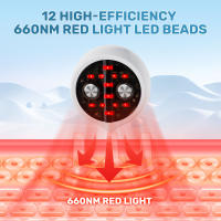 Masajeador De Ojos Con Corriente Micro-EMS Y Luz Roja LED Pulso 2 En 1 Belleza Facial Y Ocular Reducción De Ojeras Y Bolsas De Ojos Rejuvenecimiento Y Afirmación Del Piel - details 23