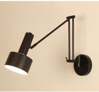 Lámpara De Pared Nórdica Minimalista Para Dormitorio Con Braza Telescópica Y Lectura Protección Ocular Giratoria Y Deslizante Para Estudio Y Lectura - details 10