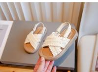 Sandalias De Moda Para Niñas 2024 Suaves Y Éticas Con Plataforma Versátil Zapatos De Princesa Transpirables Y Antideslizantes Para Verano Tallas Para Niñas De 1-12 Años - details 4