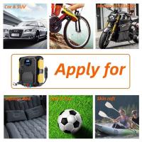 Compresor de aire portátil para automóvil, bomba de inflado de neumáticos digital con lámpara LED, compresor de compresión para coche y motocicleta - details 9