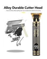 Cortadora Eléctrica T9 Para Hombres Cepillo De Barba Recortadora De Pelo Con Batería Recargable Apto Para Corte Seco Y Húmedo Tiempo De Carga Rápida Máquina De Afeitar Viaje Recortadora De Pelo Para El Hogar - details 0