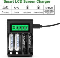 Cargador de Pilas Recargables, LCD Cargador para Ni-MH/Ni-CD Pilas Recargables AA/AAA , Ranura Independiente & USB Carga Rápida - details 2