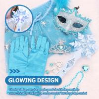 Varita Mágica De Nieve Brilla Varita De Luz Para Fiestas Y Cosplay Accesorio De Celebración Luz Intermitente De Juguete - details 5